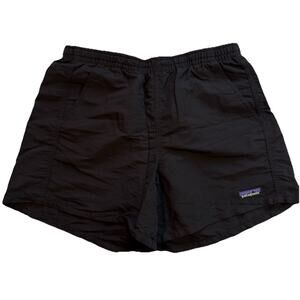Patagonia Baggies Unlined Women’s Small Black 5 Inch Outdoors Hiking